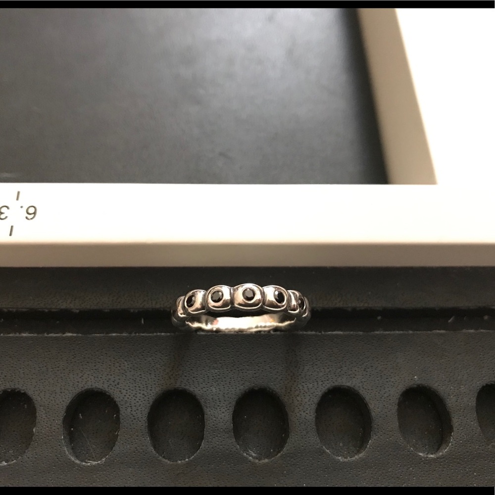 Pandora Black Zirconia ring